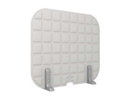 Vicoustic VicOffice Desk Lat Sound Absorbing Acoustic Divider in Light Grey