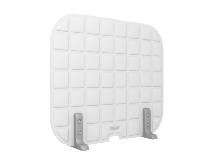 Vicoustic VicOffice Desk Lat Sound Absorbing Acoustic Divider in Natural White