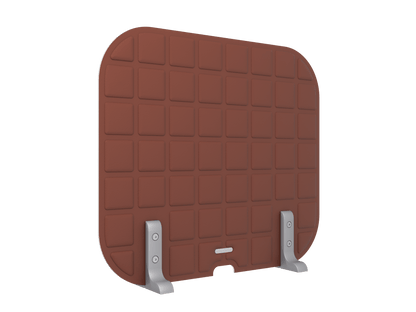 Vicoustic VicOffice Desk Lat Sound Absorbing Acoustic Divider in Brown