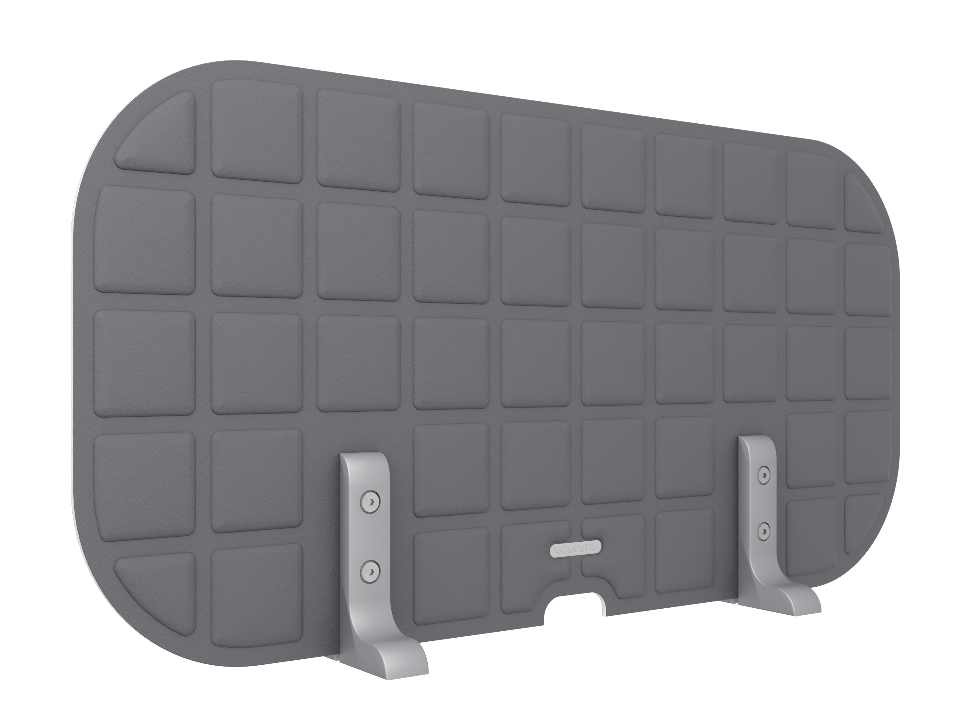 Vicoustic VicOffice Desk Lat Sound Absorbing Acoustic Divider in Grey