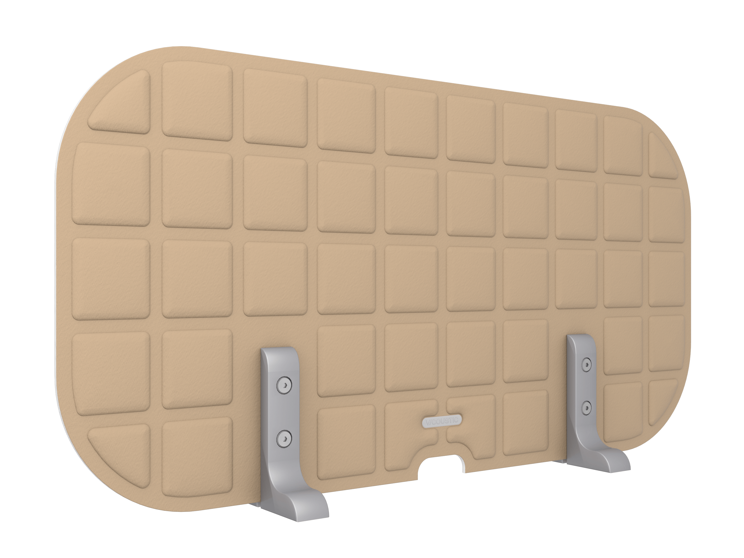 Vicoustic VicOffice Desk Lat Sound Absorbing Acoustic Divider in Beige