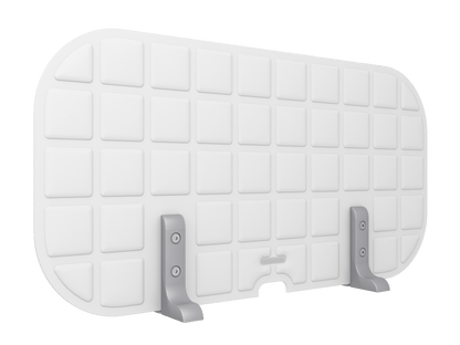 Vicoustic VicOffice Desk Lat Sound Absorbing Acoustic Divider in Natural White