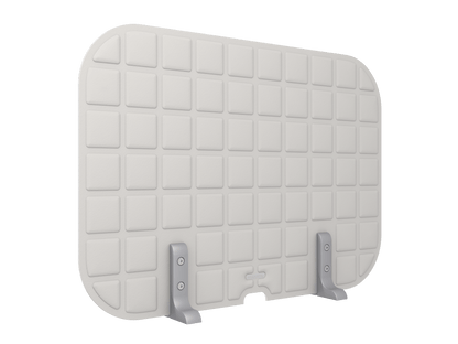 Vicoustic VicOffice Desk Lat Sound Absorbing Acoustic Divider in Light Grey