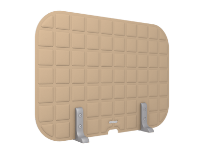 Vicoustic VicOffice Desk Lat Sound Absorbing Acoustic Divider in Beige
