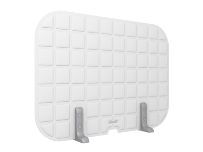 Vicoustic VicOffice Desk Lat Sound Absorbing Acoustic Divider in Natural White