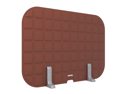 Vicoustic VicOffice Desk Lat Sound Absorbing Acoustic Divider in Brown