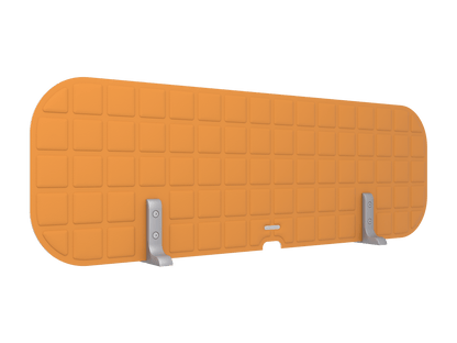 Vicoustic VicOffice Desk Top Sound Absorbing Acoustic Divider in Pumpkin Orange