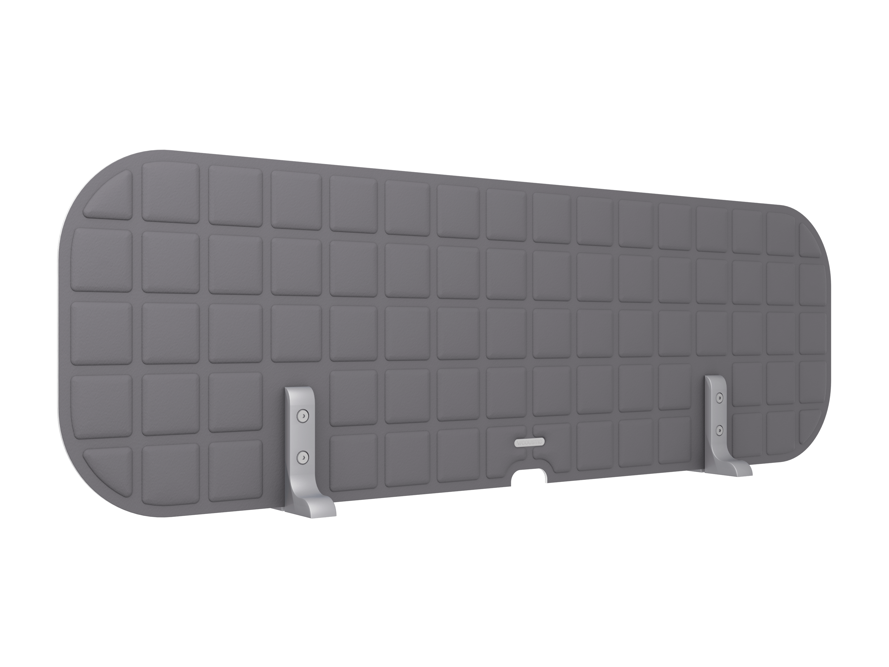 Vicoustic VicOffice Desk Top Sound Absorbing Acoustic Divider in Grey