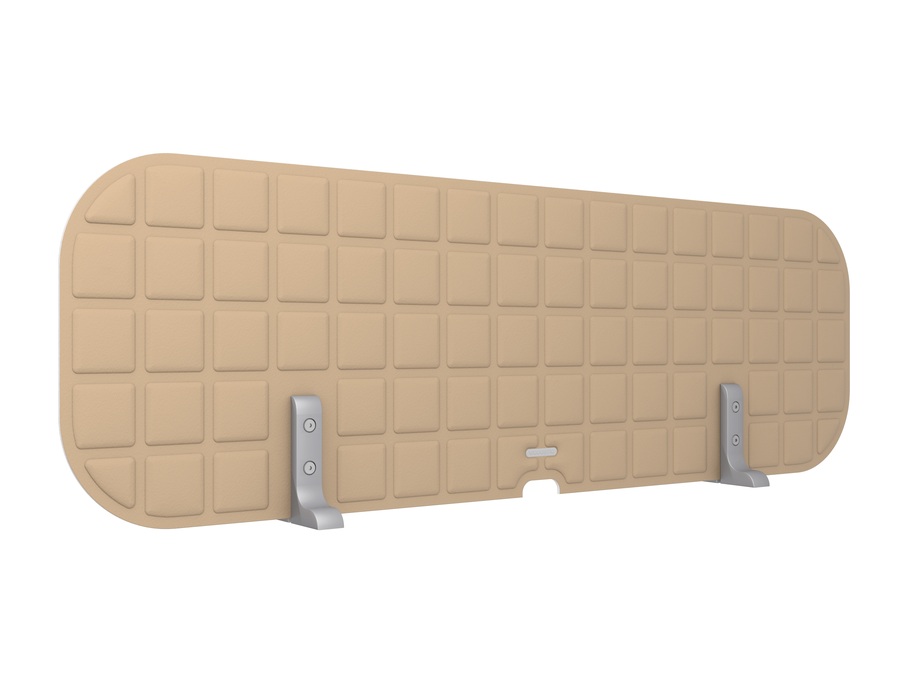 Vicoustic VicOffice Desk Top Sound Absorbing Acoustic Divider in Beige