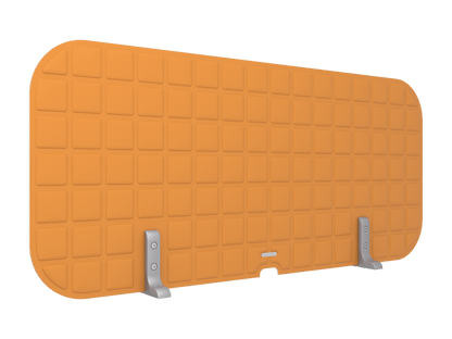 Vicoustic VicOffice Desk Top Sound Absorbing Acoustic Divider in Pumpkin Orange