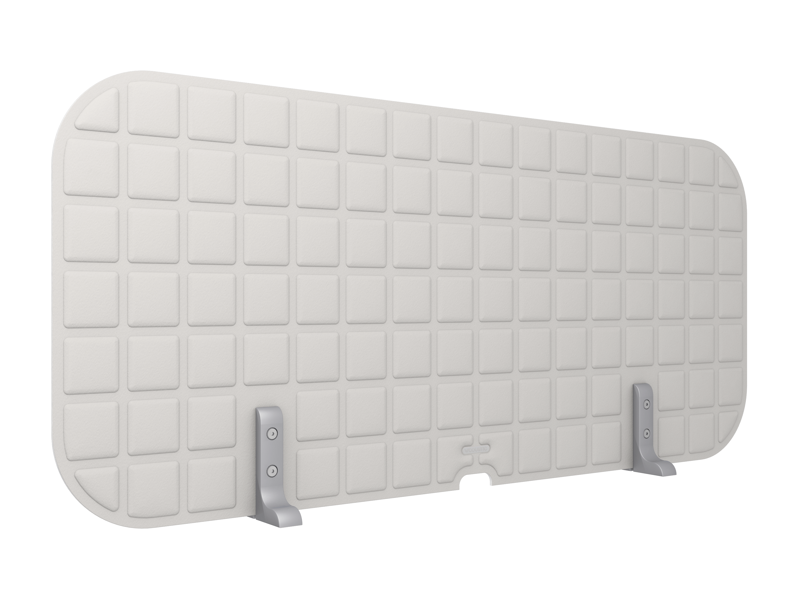 Vicoustic VicOffice Desk Top Sound Absorbing Acoustic Divider in Light Grey