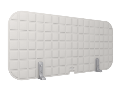 Vicoustic VicOffice Desk Top Sound Absorbing Acoustic Divider in Light Grey