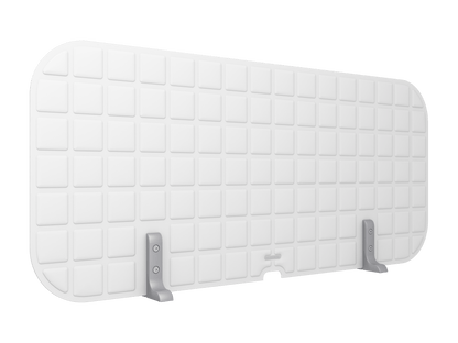 Vicoustic VicOffice Desk Top Sound Absorbing Acoustic Divider in Natural White