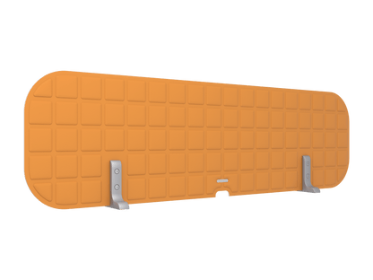 Vicoustic VicOffice Desk Top Sound Absorbing Acoustic Divider in Pumpkin Orange