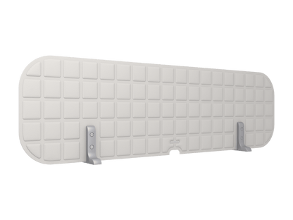 Vicoustic VicOffice Desk Top Sound Absorbing Acoustic Divider in Light Grey