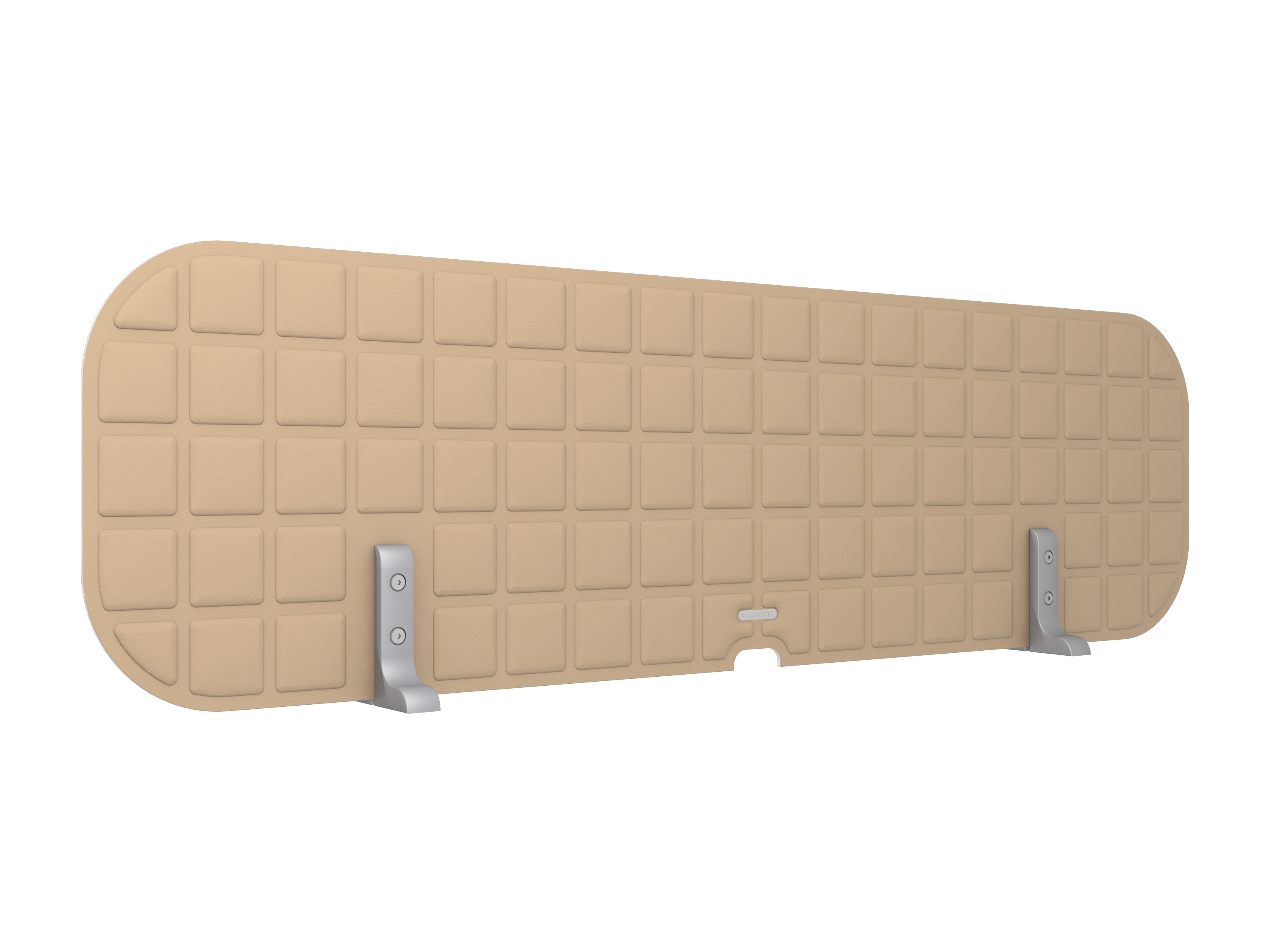 Vicoustic VicOffice Desk Top Sound Absorbing Acoustic Divider in Beige