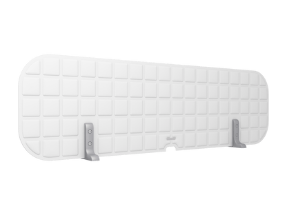 Vicoustic VicOffice Desk Top Sound Absorbing Acoustic Divider in Natural White