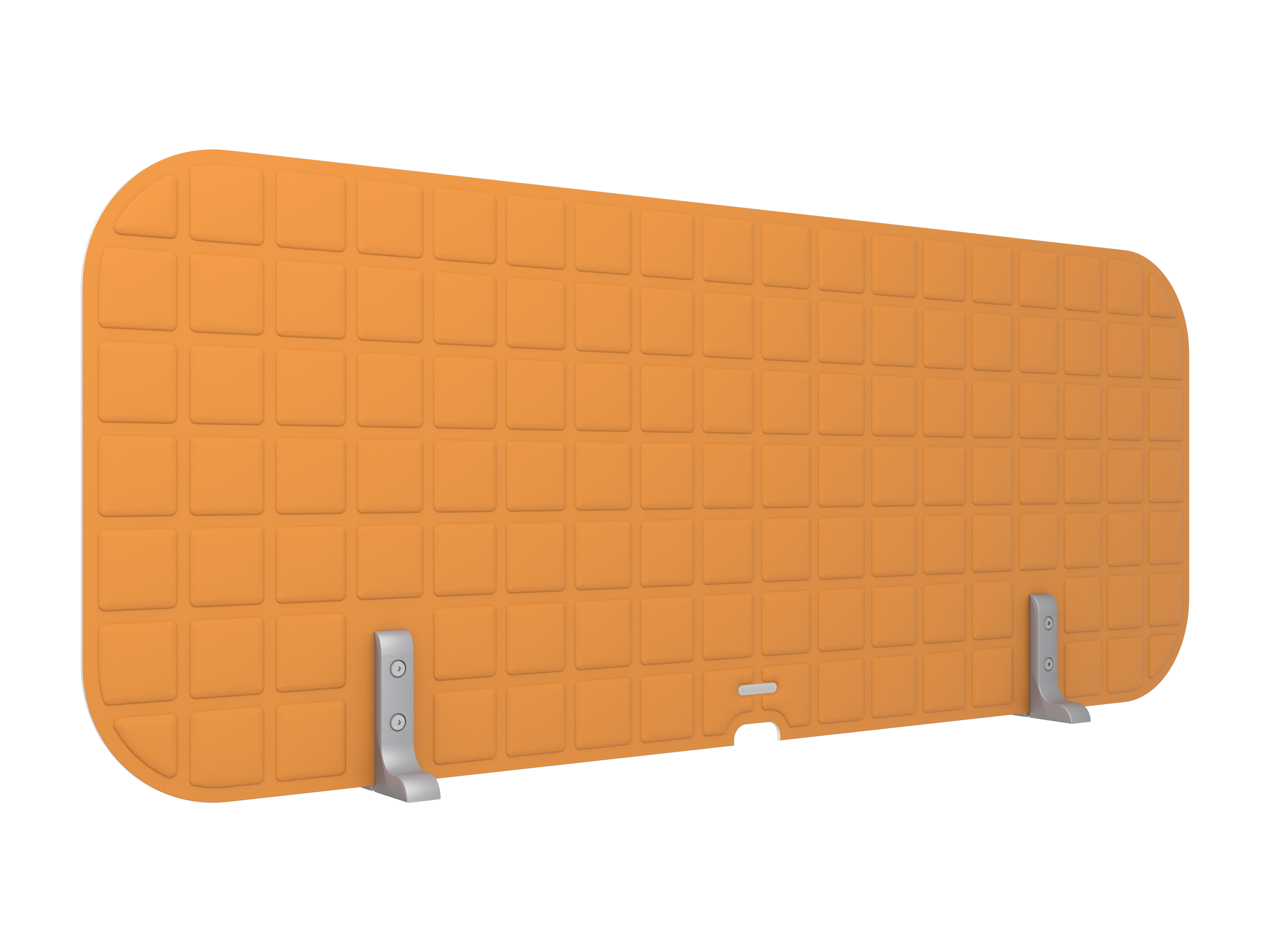 Vicoustic VicOffice Desk Top Sound Absorbing Acoustic Divider in Pumpkin Orange