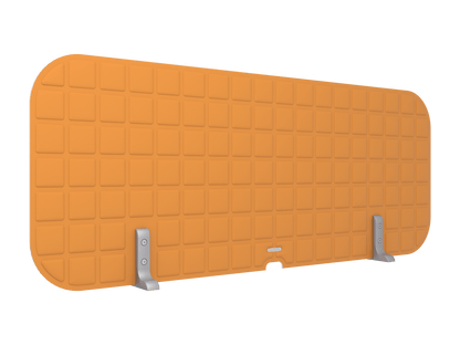 Vicoustic VicOffice Desk Top Sound Absorbing Acoustic Divider in Pumpkin Orange