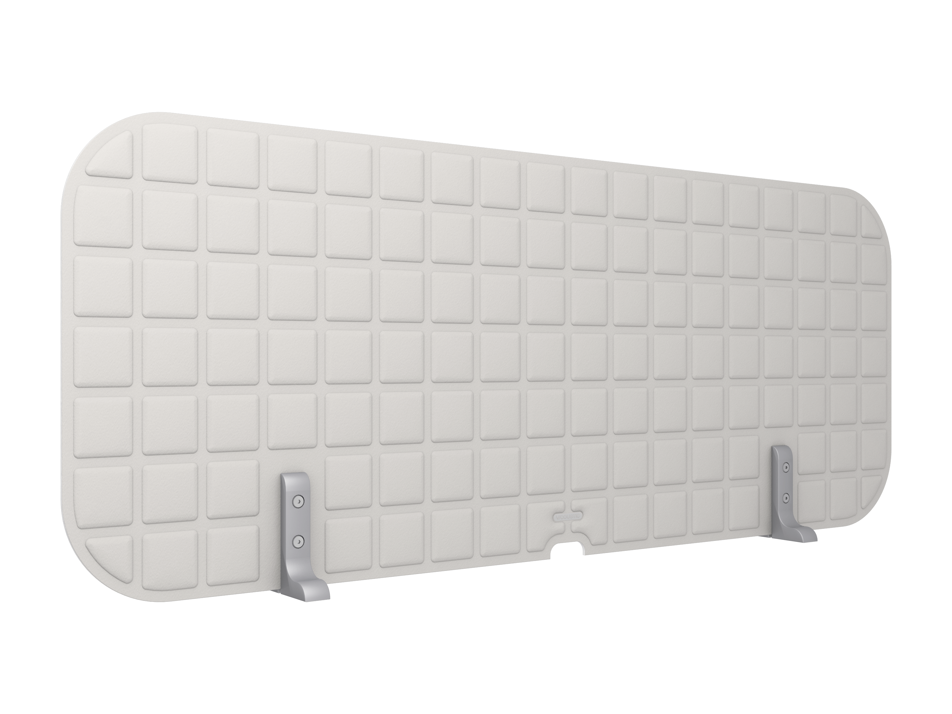Vicoustic VicOffice Desk Top Sound Absorbing Acoustic Divider in Light Grey