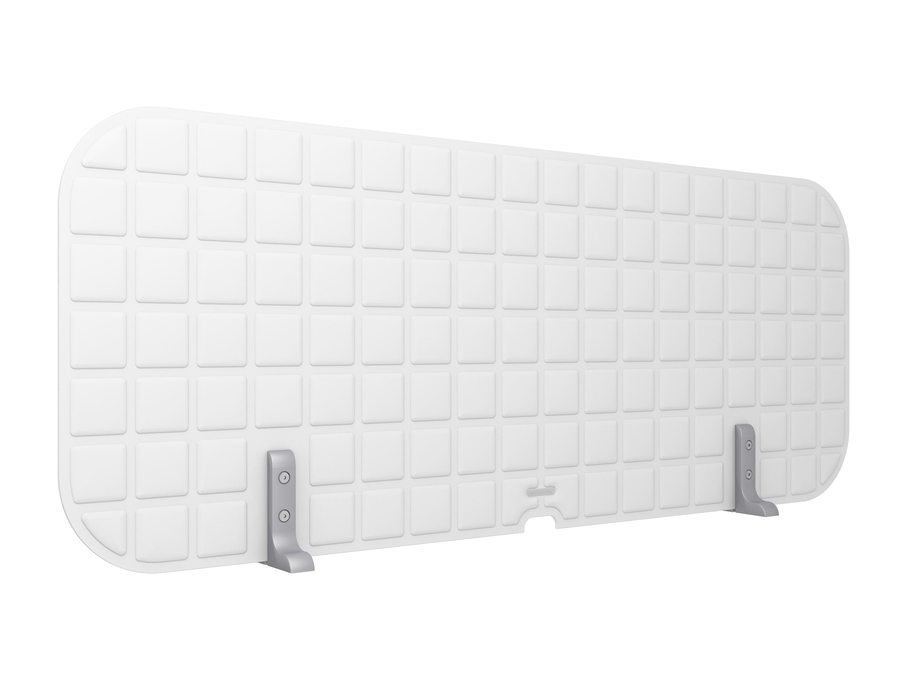 Vicoustic VicOffice Desk Top Sound Absorbing Acoustic Divider in Natural White