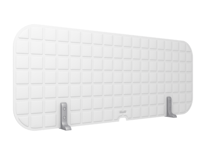 Vicoustic VicOffice Desk Top Sound Absorbing Acoustic Divider in Natural White