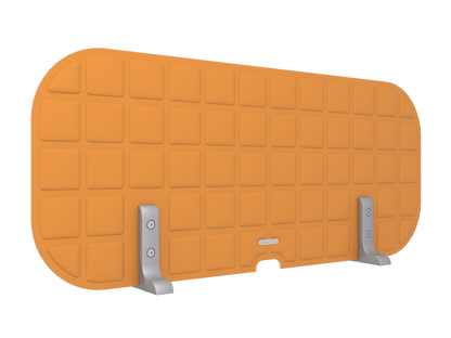 Vicoustic VicOffice Desk Top Sound Absorbing Acoustic Divider in Pumpkin Orange