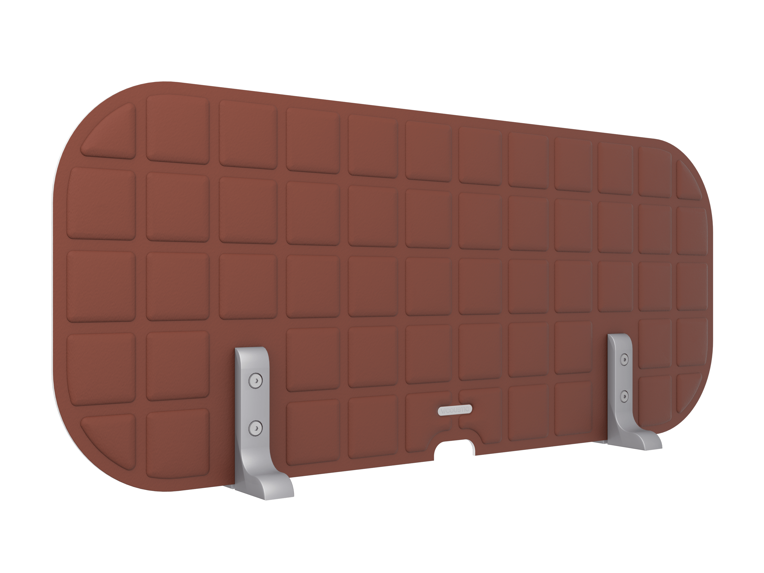 Vicoustic VicOffice Desk Top Sound Absorbing Acoustic Divider in Brown