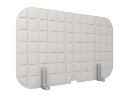 Vicoustic VicOffice Desk Top Sound Absorbing Acoustic Divider in Light Grey
