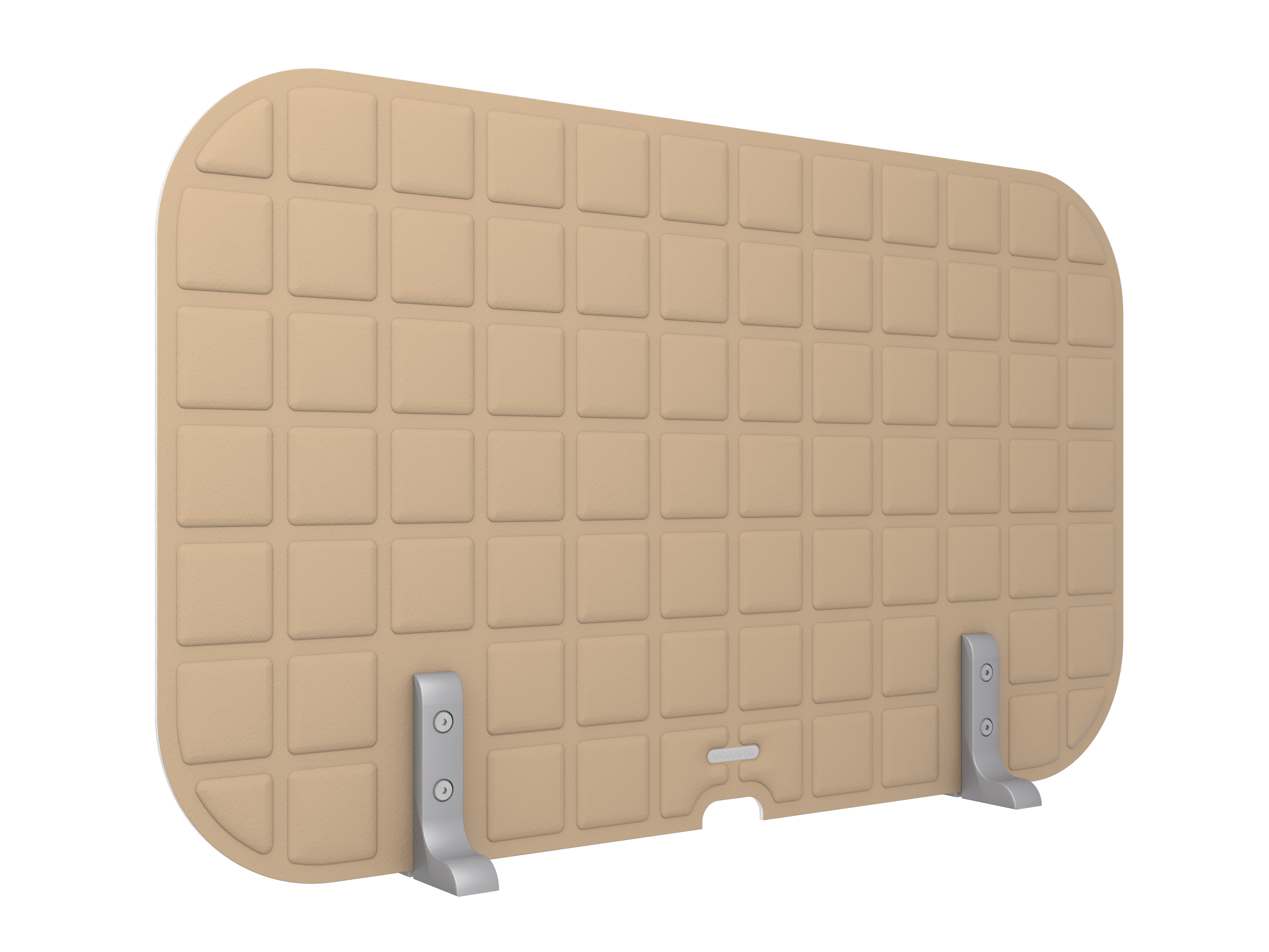 Vicoustic VicOffice Desk Top Sound Absorbing Acoustic Divider in Beige