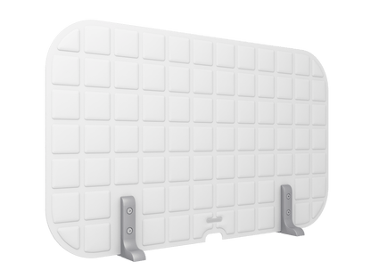 Vicoustic VicOffice Desk Top Sound Absorbing Acoustic Divider in Natural White