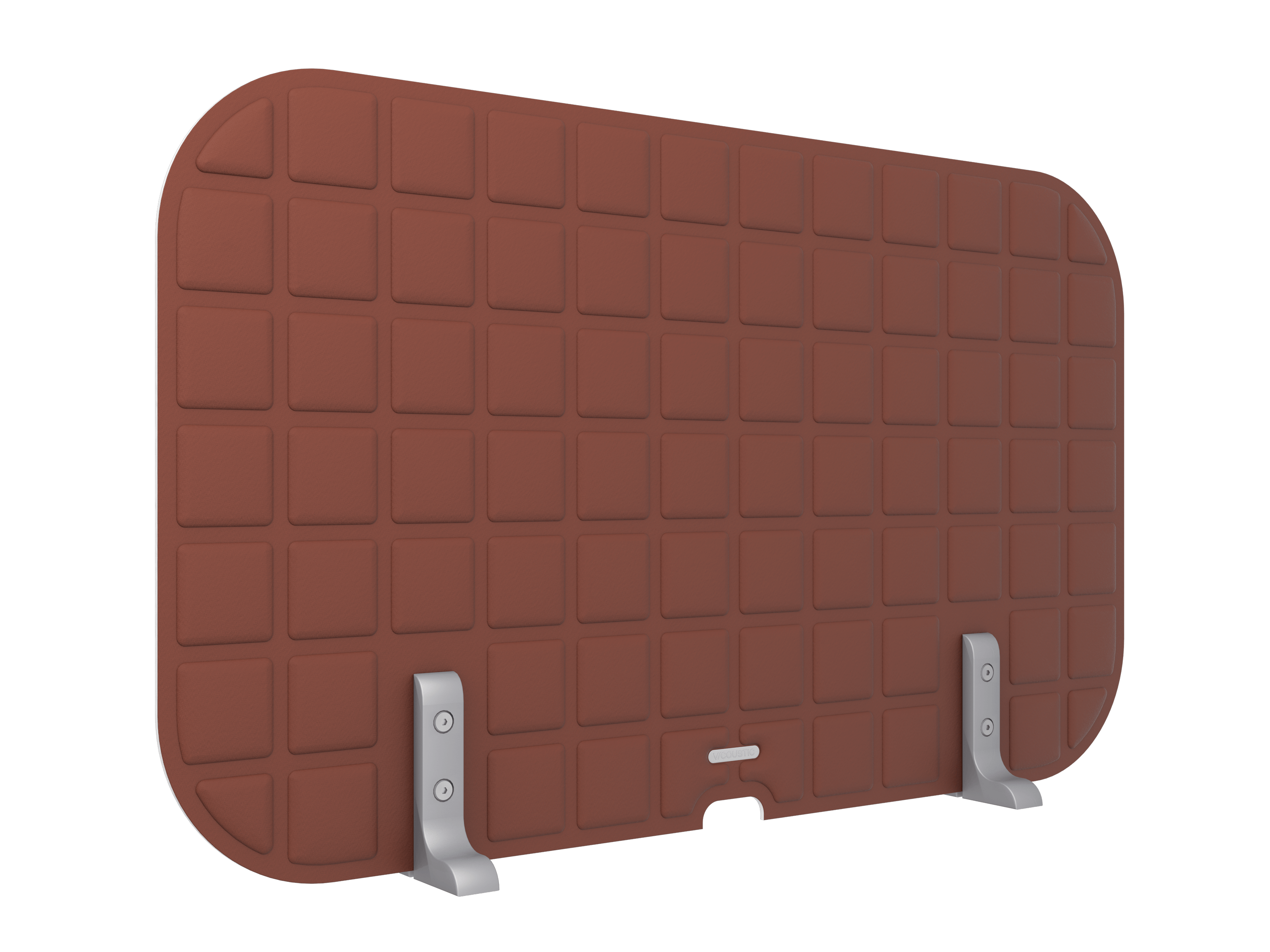 Vicoustic VicOffice Desk Top Sound Absorbing Acoustic Divider in Brown