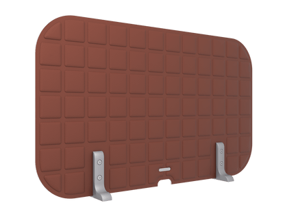 Vicoustic VicOffice Desk Top Sound Absorbing Acoustic Divider in Brown