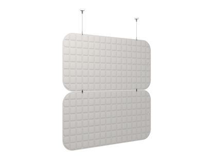 Vicoustic VicOffice Suspended Divider Sound Absorbing Acoustic Divider in Light Grey