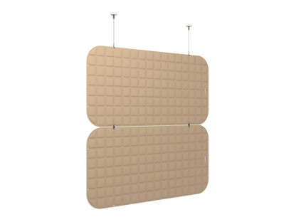 Vicoustic VicOffice Suspended Divider Sound Absorbing Acoustic Divider in Beige