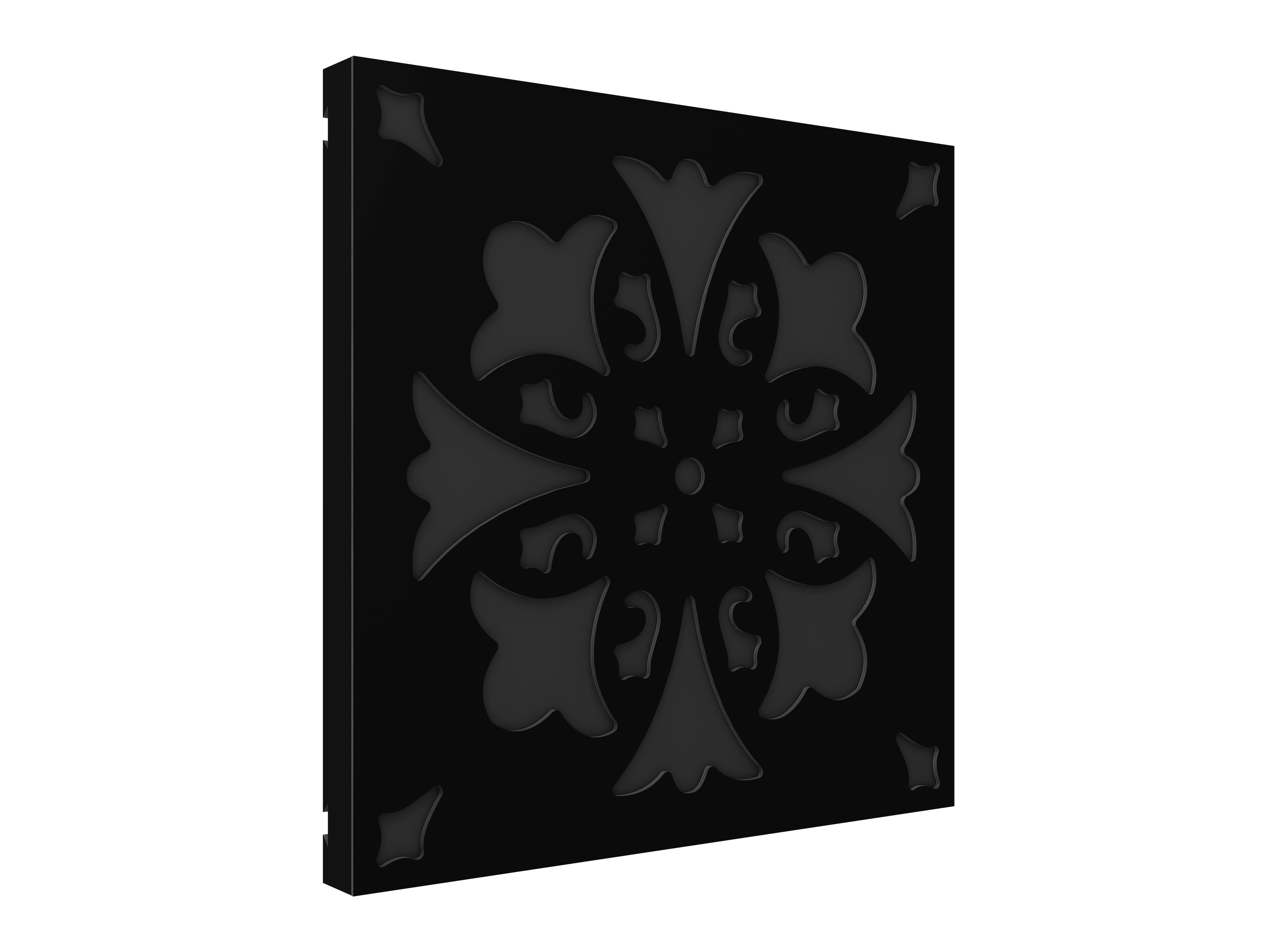 Vicoustic VicPattern Ultra Lis Sound Absorbing Acoustic Panel in Black Matte