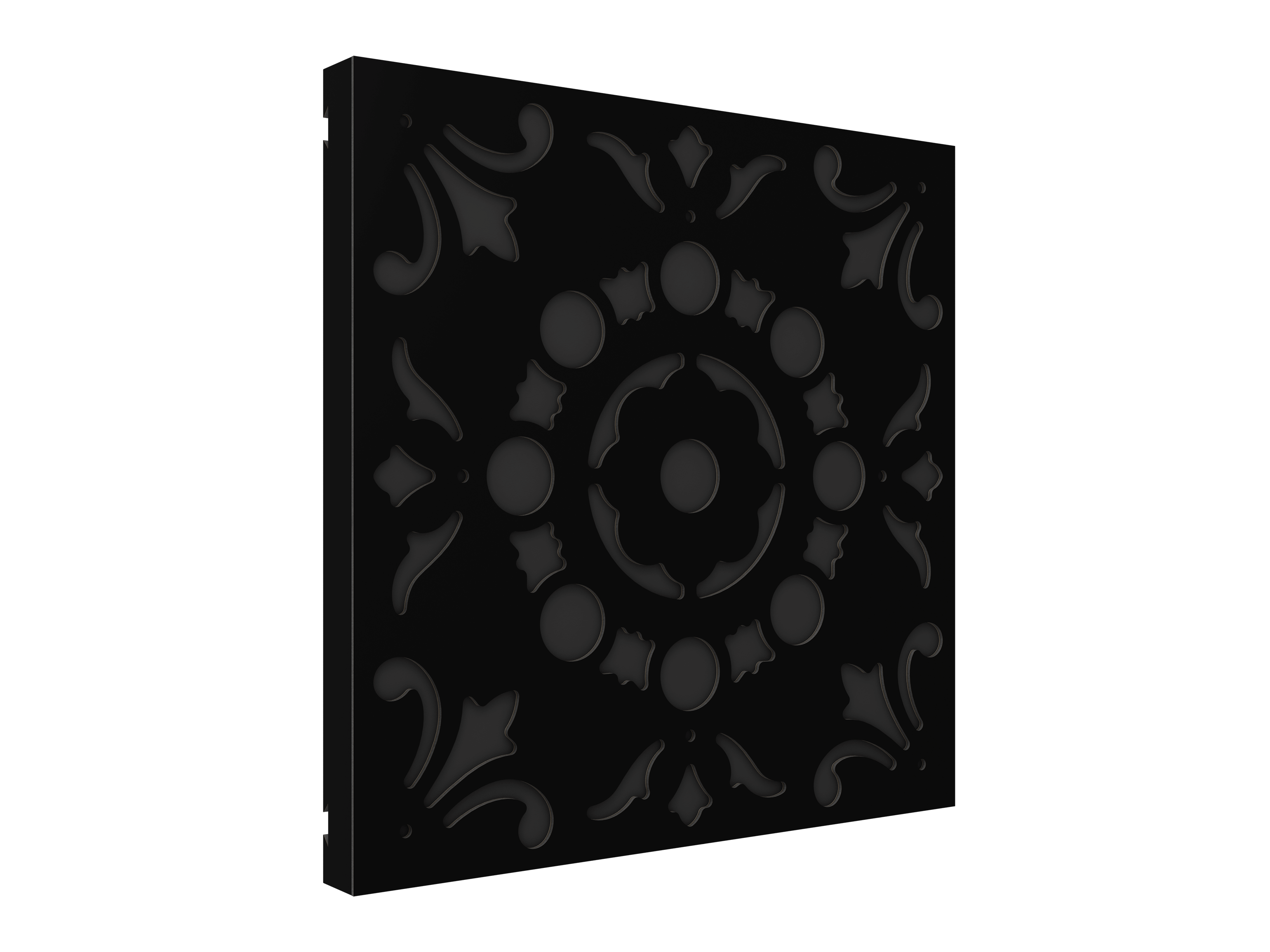 Vicoustic VicPattern Ultra Lotus Sound Absorbing Acoustic Panel in Black Matte