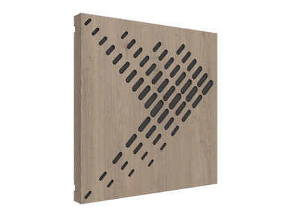 Vicoustic VicPattern Ultra Reflex Sound Absorbing Acoustic Panel in Brown Oak