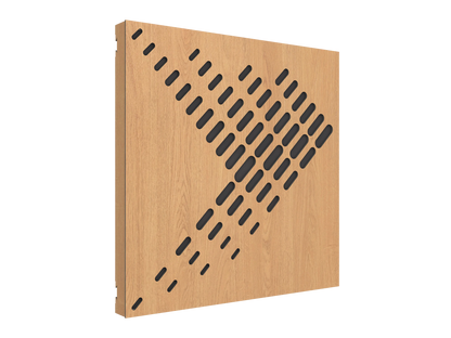 Vicoustic VicPattern Ultra Reflex Sound Absorbing Acoustic Panel in Natural Oak