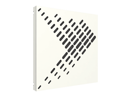 Vicoustic VicPattern Ultra Reflex Sound Absorbing Acoustic Panel in White Matte