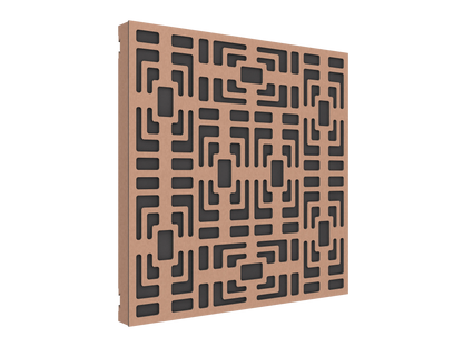 Vicoustic VicPattern Ultra Symmetric Sound Absorbing Acoustic Panel in Metallic Copper
