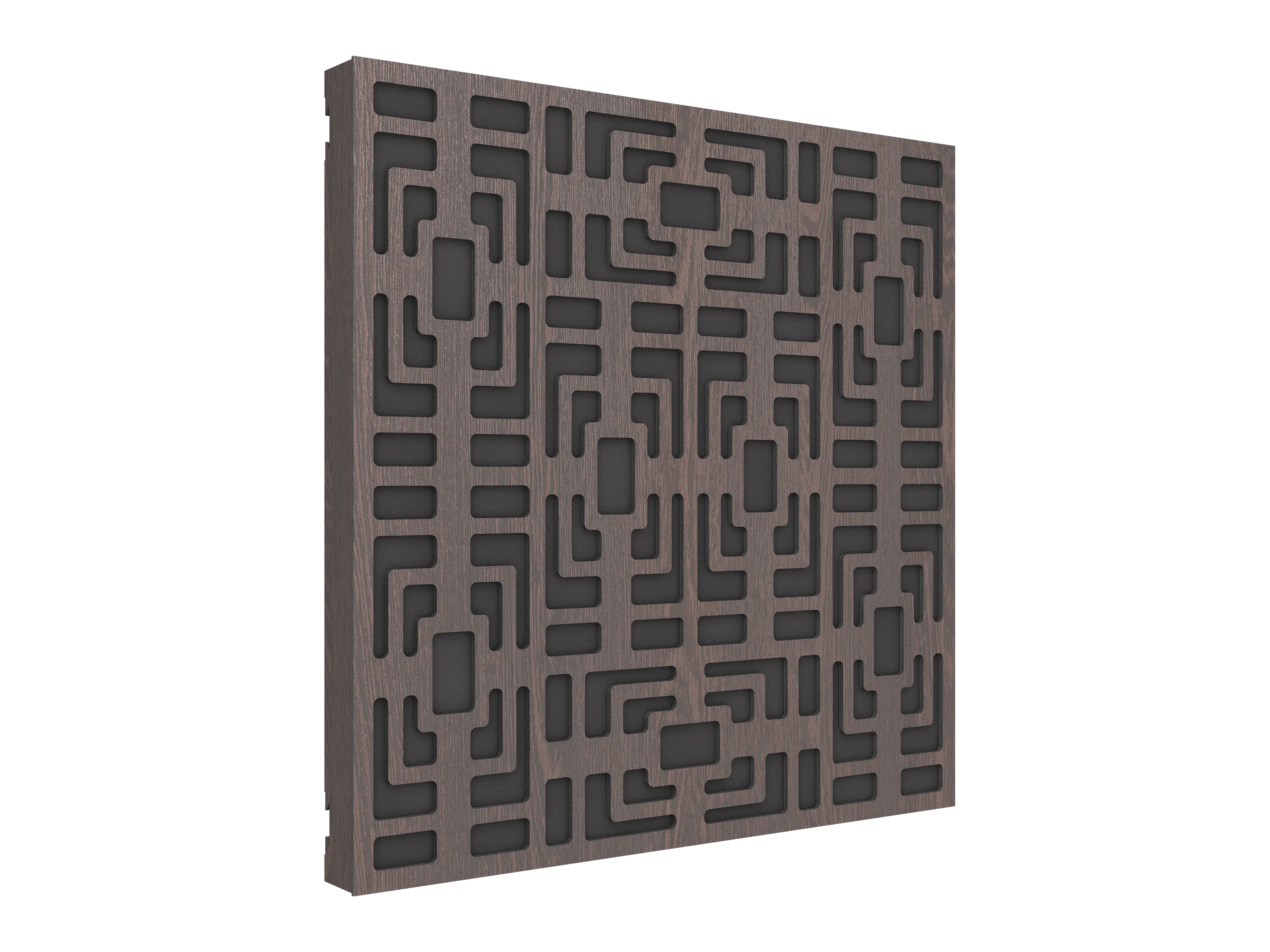 Vicoustic VicPattern Ultra Symmetric Sound Absorbing Acoustic Panel in Dark Wenge