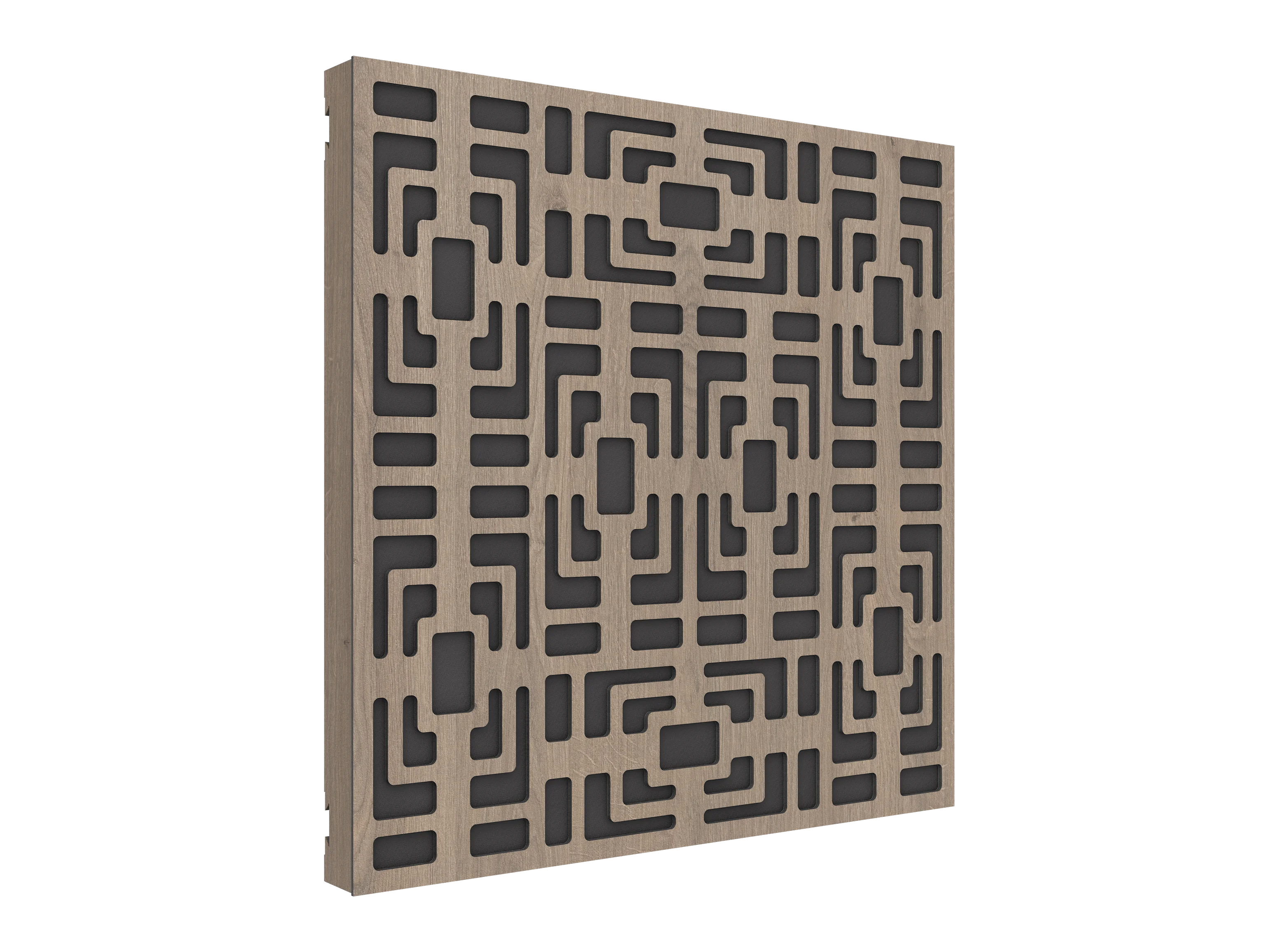 Vicoustic VicPattern Ultra Symmetric MKII Sound Absorbing Acoustic Panel in Brown Oak