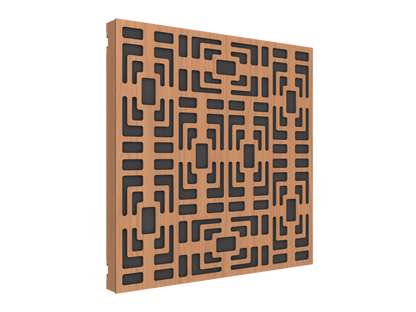 Vicoustic VicPattern Ultra Symmetric MKII Sound Absorbing Acoustic Panel in Locarno Cherry