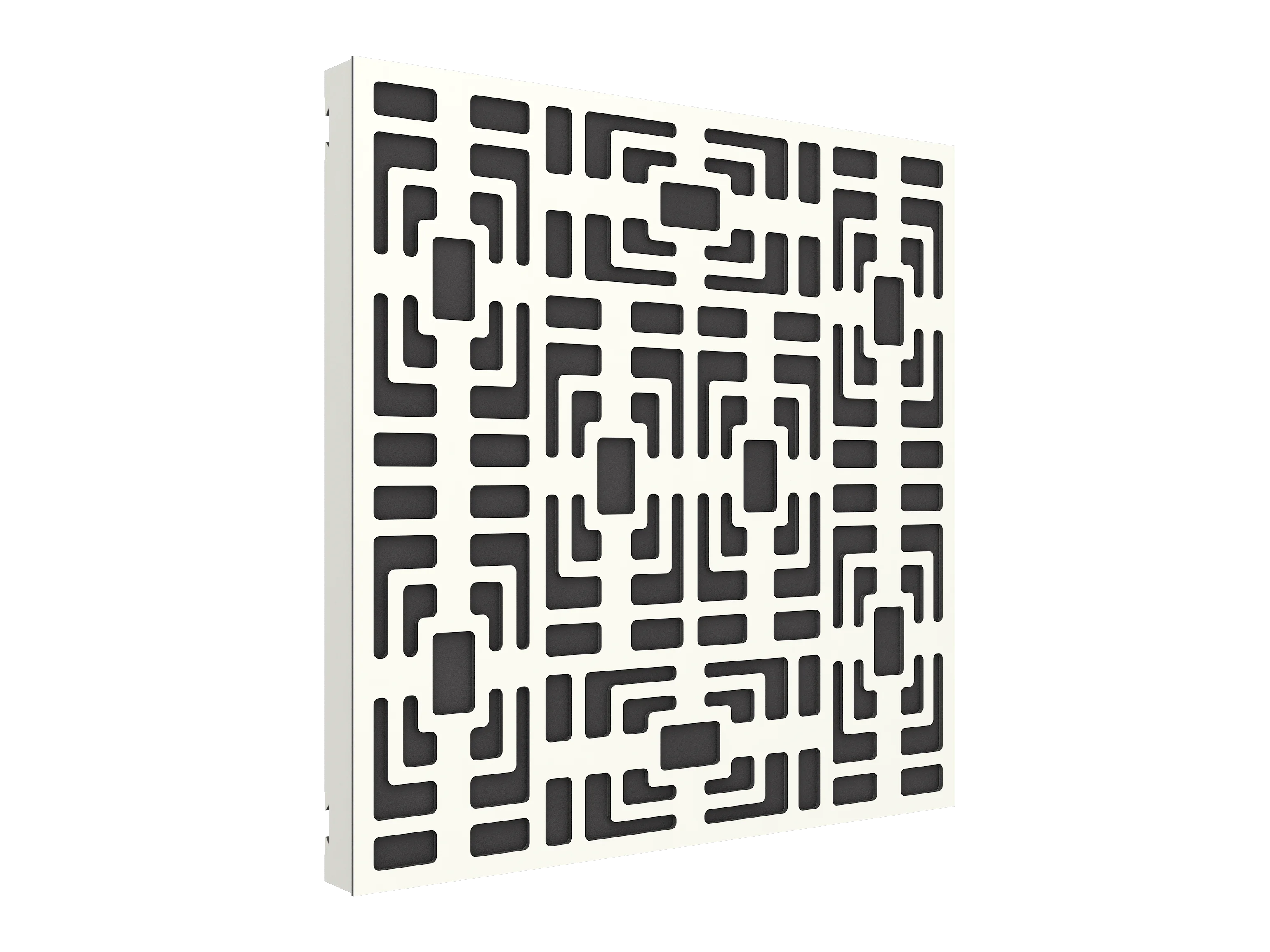 Vicoustic VicPattern Ultra Symmetric Sound Absorbing Acoustic Panel in White Matte