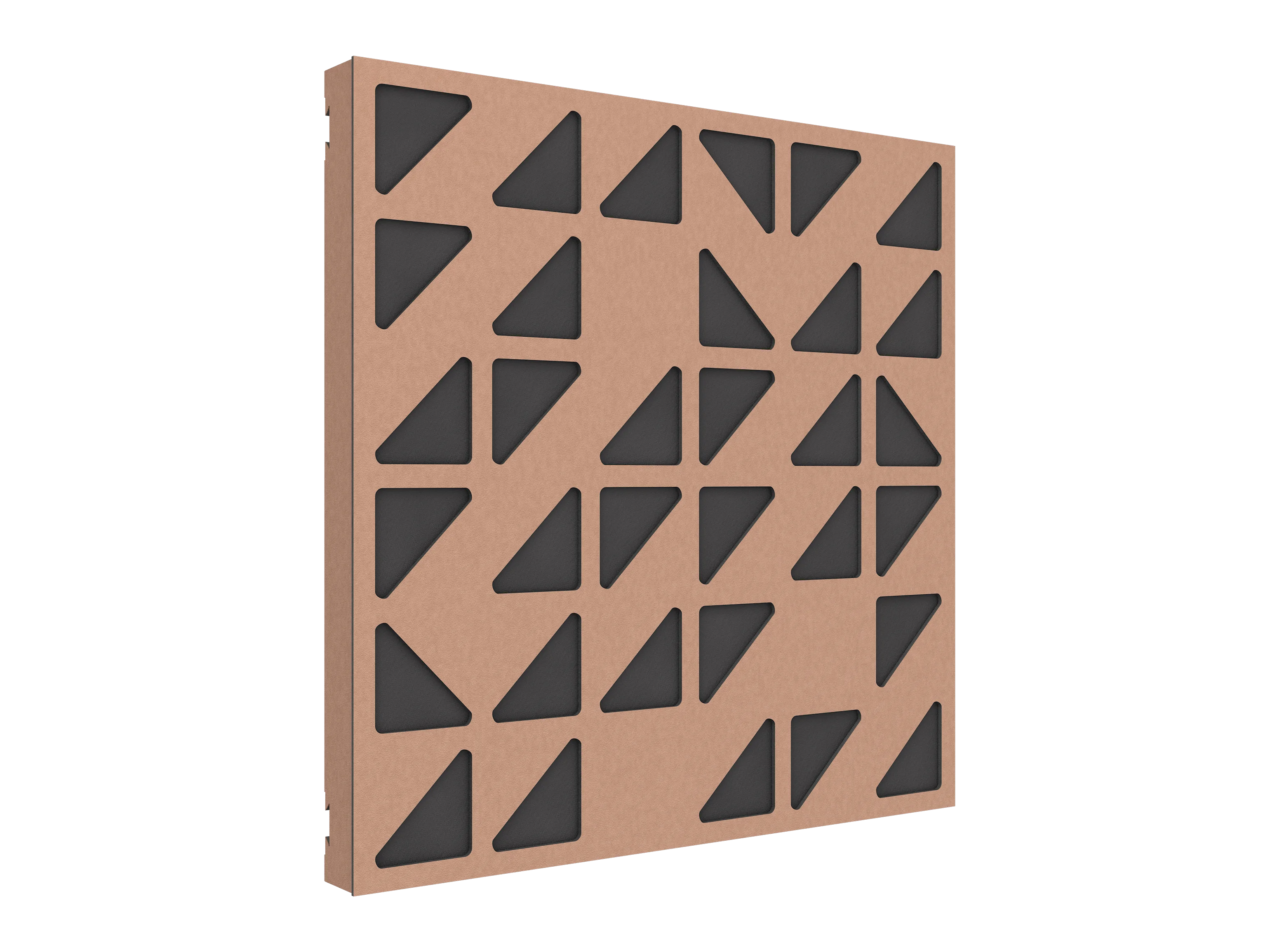 Vicoustic VicPattern Ultra Triangles Sound Absorbing Acoustic Panel in Metallic Copper