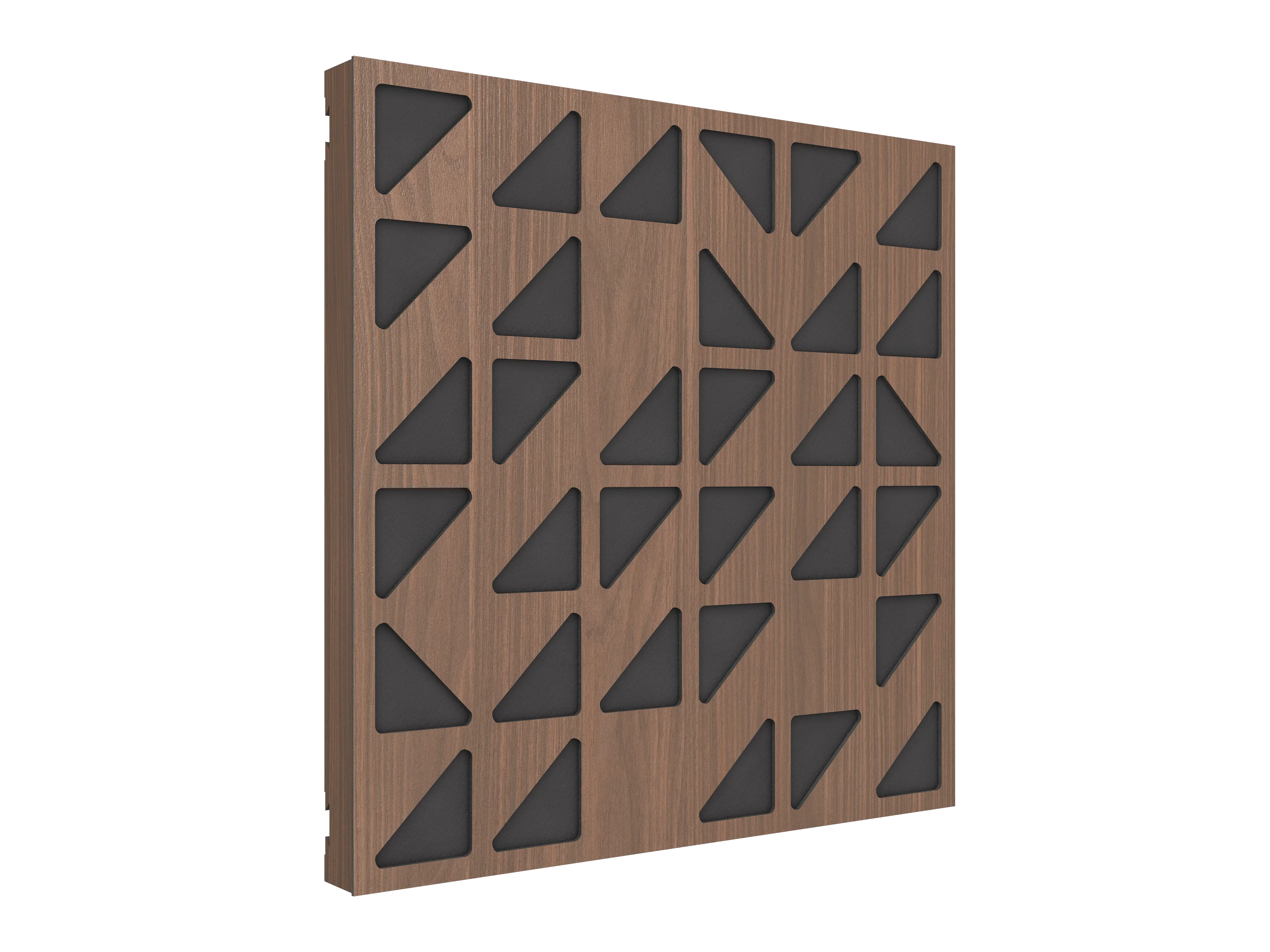 Vicoustic VicPattern Ultra Triangles MKII Sound Absorbing Acoustic Panel in Dark Walnut
