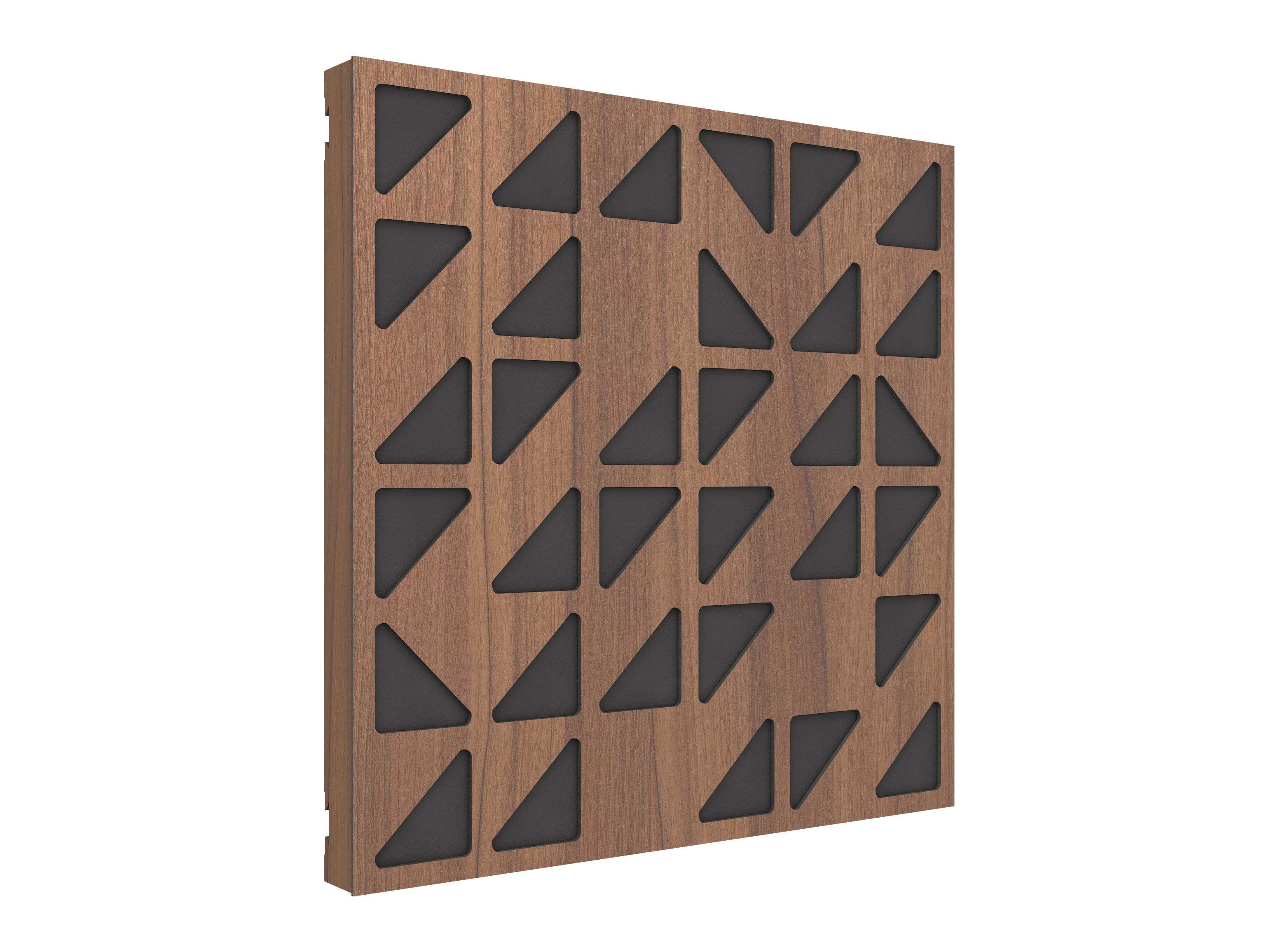 Vicoustic VicPattern Ultra Triangles MKII Sound Absorbing Acoustic Panel in Natural Walnut