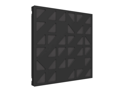 Vicoustic VicPattern Ultra Triangles MKII Sound Absorbing Acoustic Panel in Black Matte