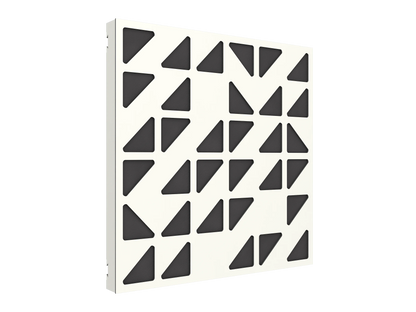 Vicoustic VicPattern Ultra Triangles MKII Sound Absorbing Acoustic Panel in White Matte